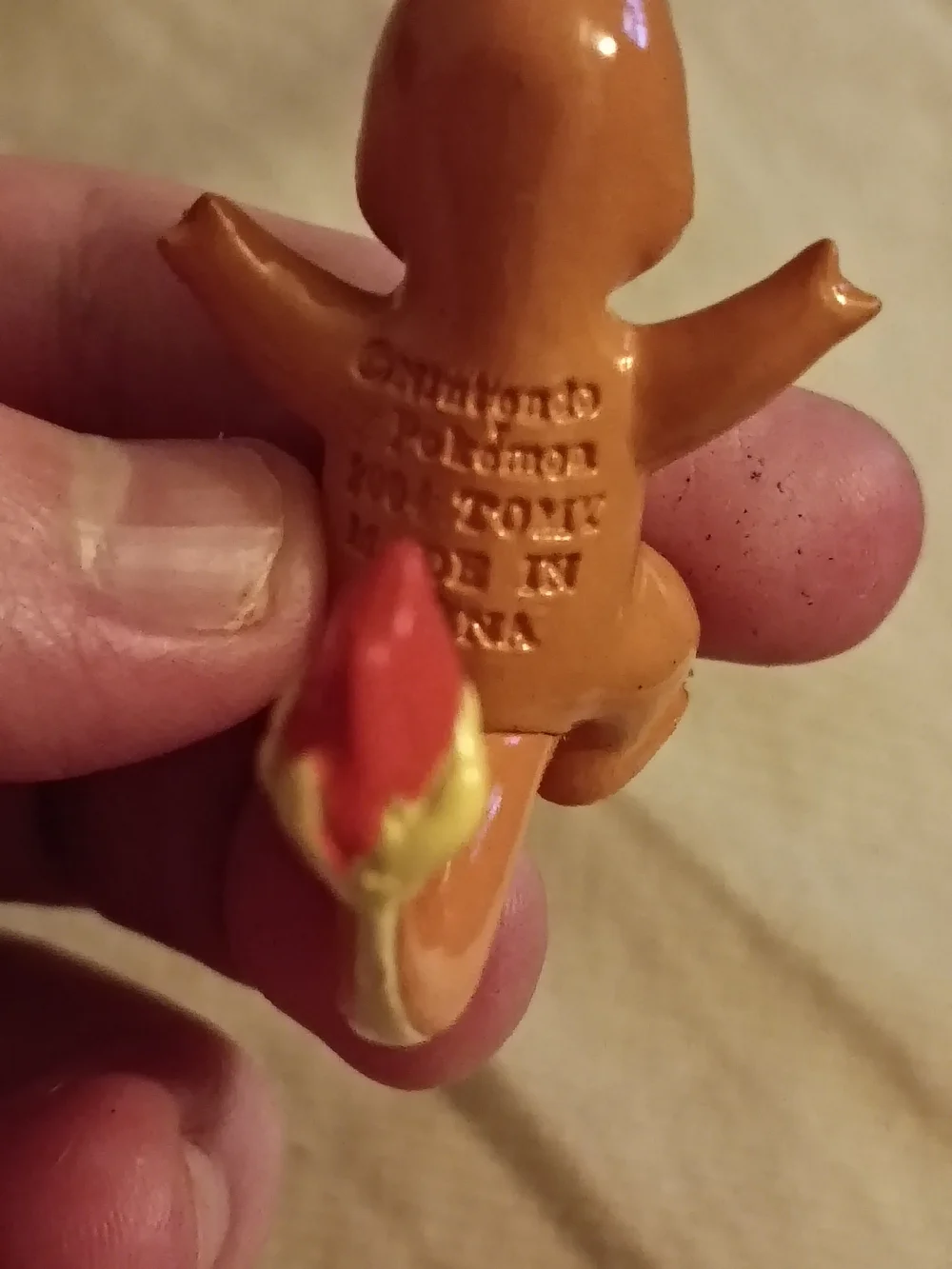 Pokemon Tomy Charmander Small Pet Toy Figurine - Orange